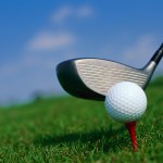 Close-up of Golf Club and Golf Ball